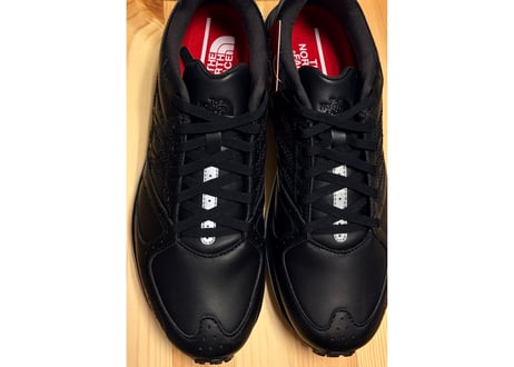 ノースフェイス　THE NORTH FACE　トレイルランニングメンズスニーカー　黒　26.5㎝
