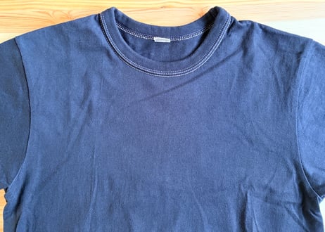 フラットヘッド　プリントTシャツ　綿　38 黒　男女兼用