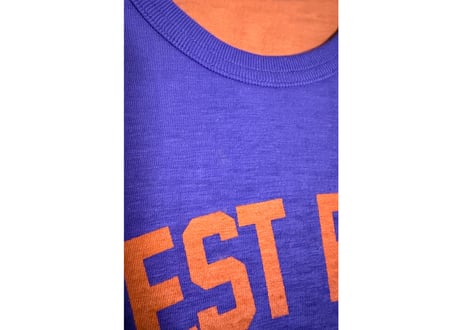 リアルマッコイズ　ジョーマッコイリバーシブルTシャツ 38-40 紫/オレンジ　男女兼用