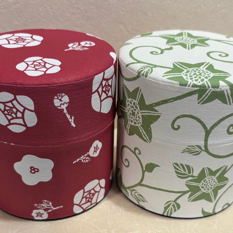 ⭐️抹茶ギフト／『御園の白』『珠光の友』40g×紅白2缶セット ／14000