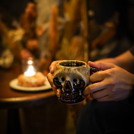 ATTRACTIONS SKULL MUG