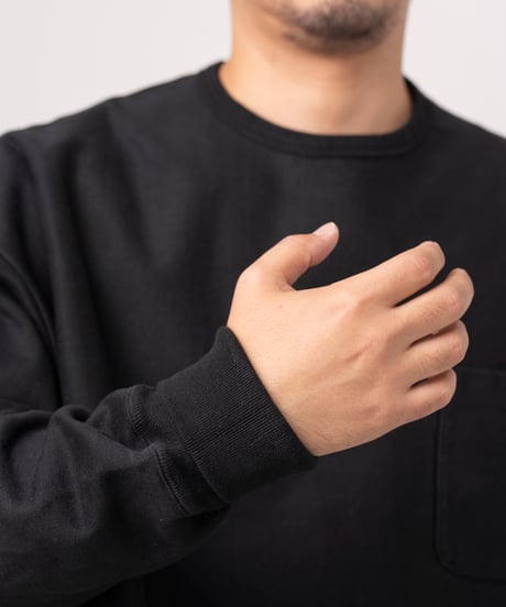 Super Epic Long Sleeve Tee　　　　　　　［BLACK / 反応染め］