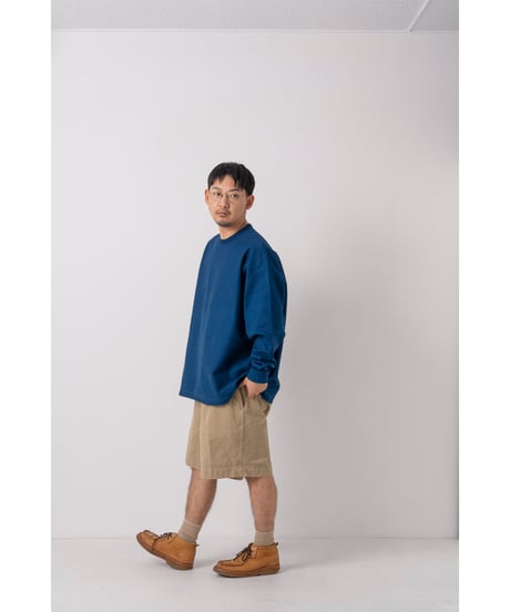 Super Epic Long Sleeve Tee　　　　　［本藍（濃） / 天然藍染］