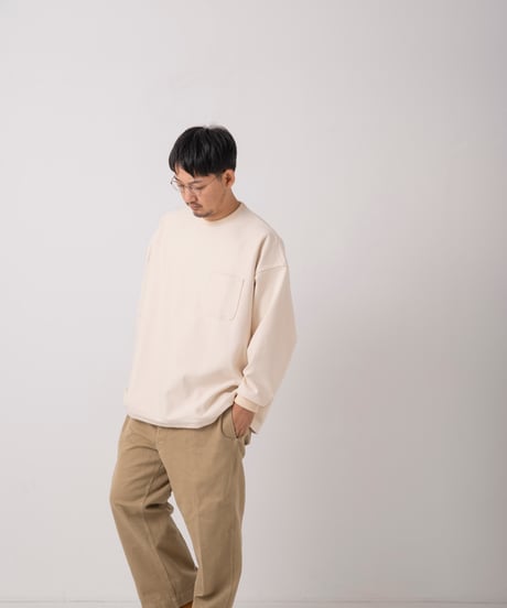 SuperEpic Long Sleeve Pocket Tee　　　　［NATURAL / 未加工］