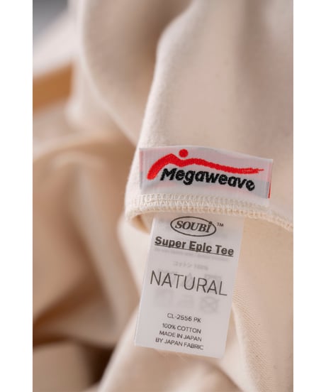 Super Epic Tee　　　　　　　　　　　［NATURAL / 未加工］