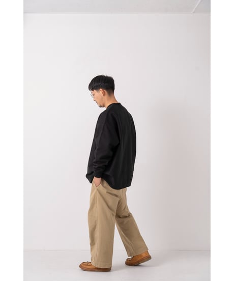 Super Epic Long Sleeve Tee　　　　　　　［BLACK / 反応染め］