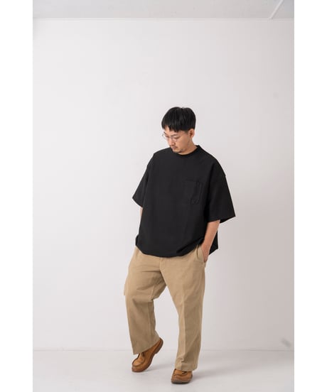 Super Epic Pocket Tee　　　　　　　　　［BLACK / 反応染め］
