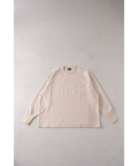 SuperEpic Long Sleeve Pocket Tee　　　　［NATURAL / 未加工］