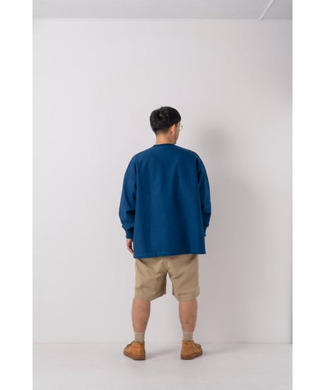 Super Epic Long Sleeve Tee　　　　　［本藍（濃） / 天然藍染］