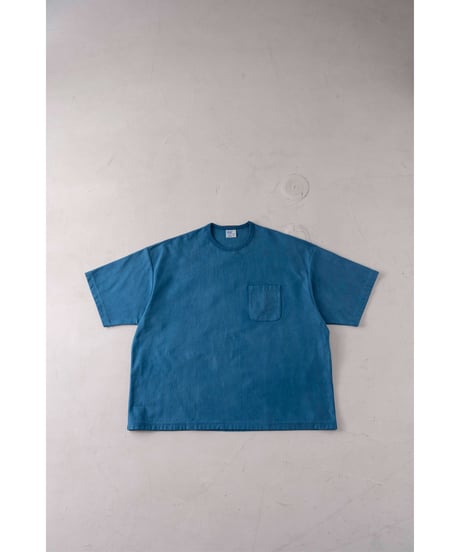 Super Epic Pocket Tee　　　　　　　［本藍（淡） / 天然藍染］