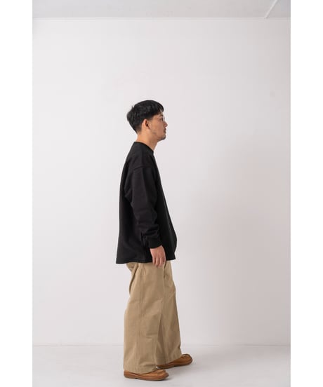 Super Epic Long Sleeve Tee　　　　　　　［BLACK / 反応染め］