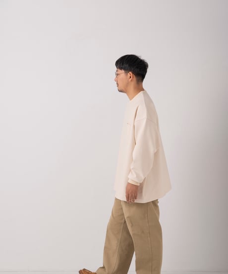 SuperEpic Long Sleeve Pocket Tee　　　　［NATURAL / 未加工］