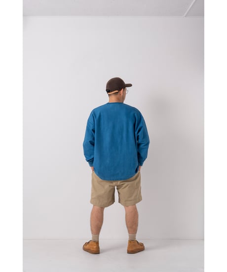 Super Epic Long Sleeve Tee　　　　　［本藍（淡） / 天然藍染］