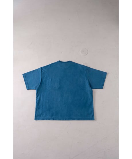 Super Epic Pocket Tee　　　　　　　［本藍（淡） / 天然藍染］