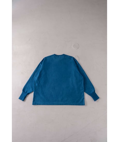 Super Epic Long Sleeve Tee　　　　　［本藍（淡） / 天然藍染］