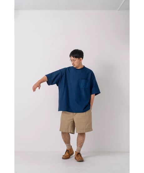 Super Epic Pocket Tee　　　　　　　［本藍（濃） / 天然藍染］