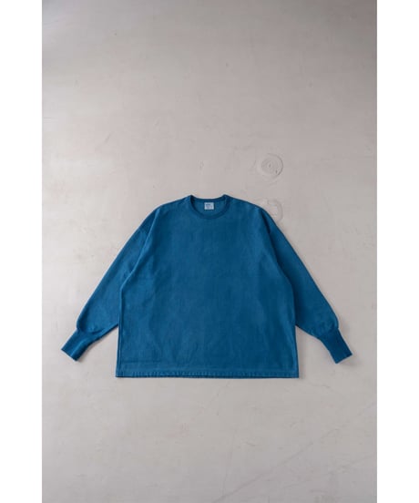 Super Epic Long Sleeve Tee　　　　　［本藍（淡） / 天然藍染］