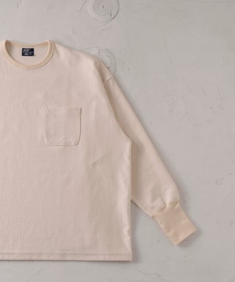 SuperEpic Long Sleeve Pocket Tee　　　　［NATURAL / 未加工］