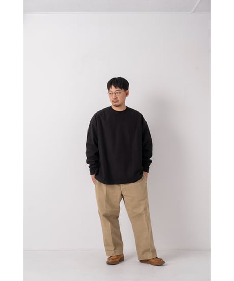 Super Epic Long Sleeve Tee　　　　　　　［BLACK / 反応染め］