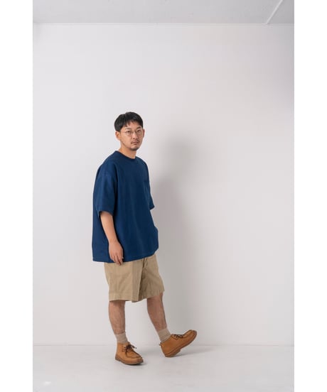 Super Epic Pocket Tee　　　　　　　［本藍（濃） / 天然藍染］