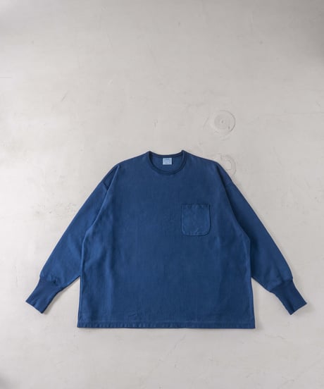 Super Epic Long Sleeve Tee　　　　　［本藍（濃） / 天然藍染］55