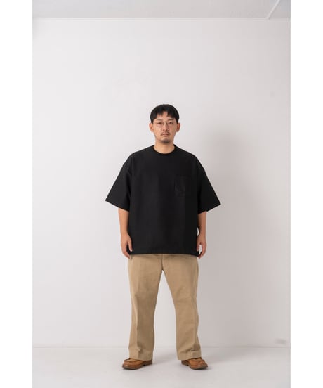Super Epic Pocket Tee　　　　　　　　　［BLACK / 反応染め］