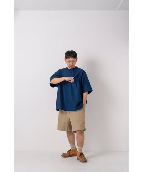 Super Epic Pocket Tee　　　　　　　［本藍（濃） / 天然藍染］