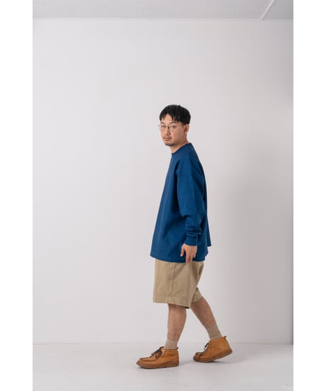 Super Epic Long Sleeve Tee　　　　　［本藍（濃） / 天然藍染］