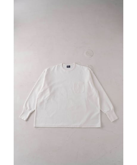 SuperEpic Long Sleeve Pocket Tee　　　　［WHITE / 製品晒し］