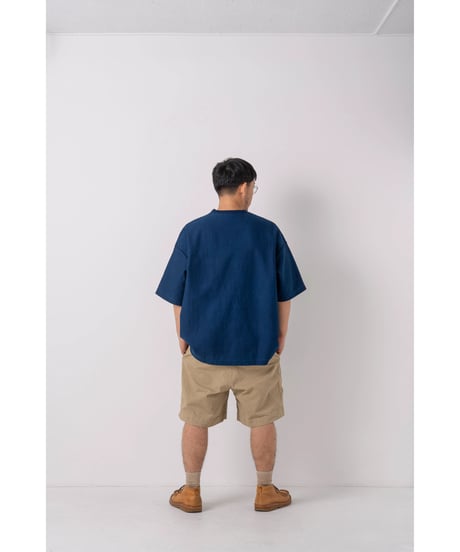 Super Epic Pocket Tee　　　　　　　［本藍（濃） / 天然藍染］