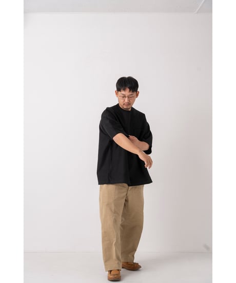 Super Epic Pocket Tee　　　　　　　　　［BLACK / 反応染め］