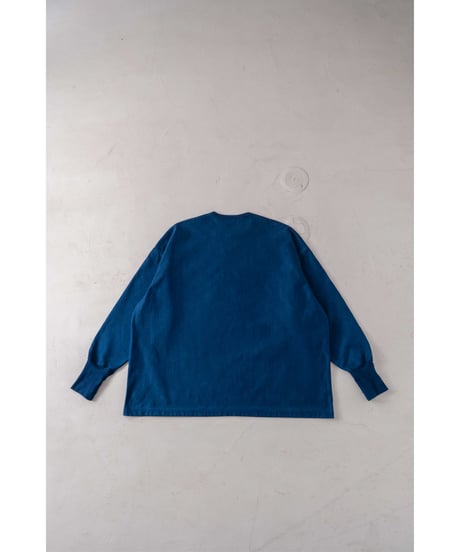 Super Epic Long Sleeve Tee　　　　　［本藍（濃） / 天然藍染］