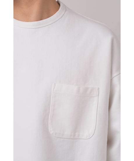 SuperEpic Long Sleeve Pocket Tee　　　　［WHITE / 製品晒し］