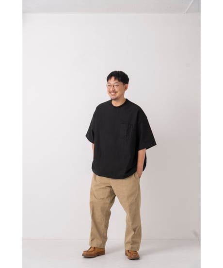 Super Epic Pocket Tee　　　　　　　　　［BLACK / 反応染め］