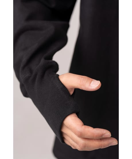 SuperEpic Long Sleeve Pocket Tee　　　　［BLACK / 反応染め］