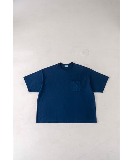 Super Epic Pocket Tee　　　　　　　［本藍（濃） / 天然藍染］