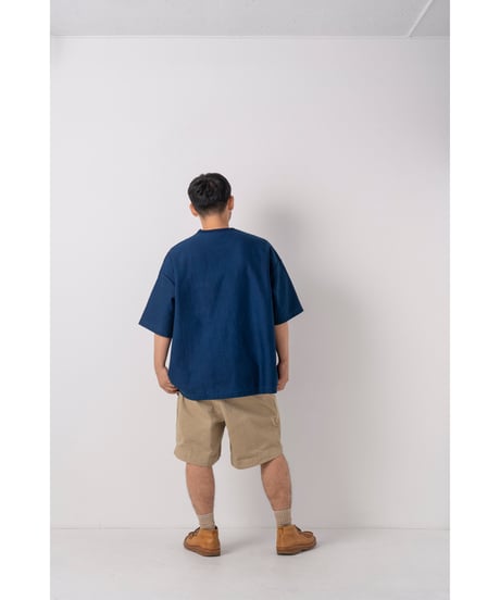 Super Epic Pocket Tee　　　　　　　［本藍（濃） / 天然藍染］