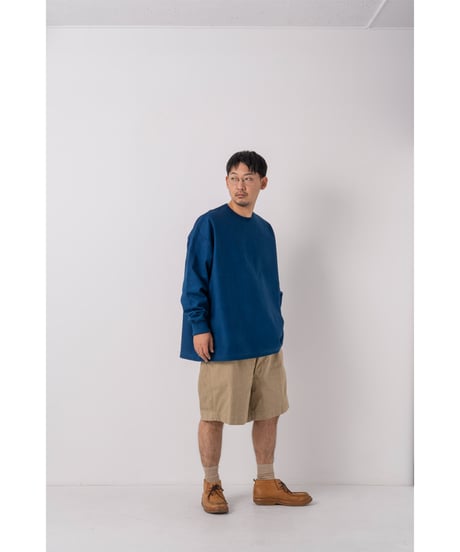 Super Epic Long Sleeve Tee　　　　　［本藍（濃） / 天然藍染］