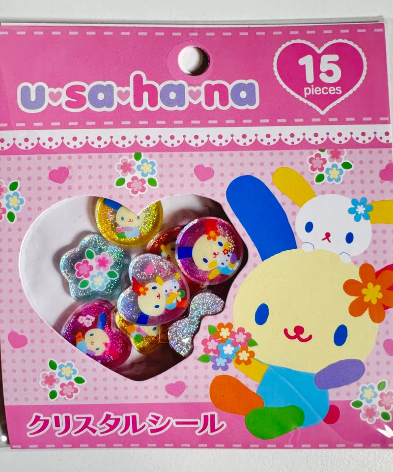 ウサハナ レア シールセット ウサハナシール3点セット | よるしゅみ🌛｜雑貨セレクトショップ