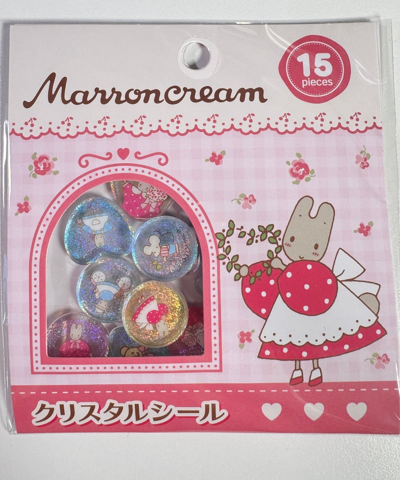 マロンクリーム クリスタルシール | よるしゅみ🌛｜雑貨セレクトショップ