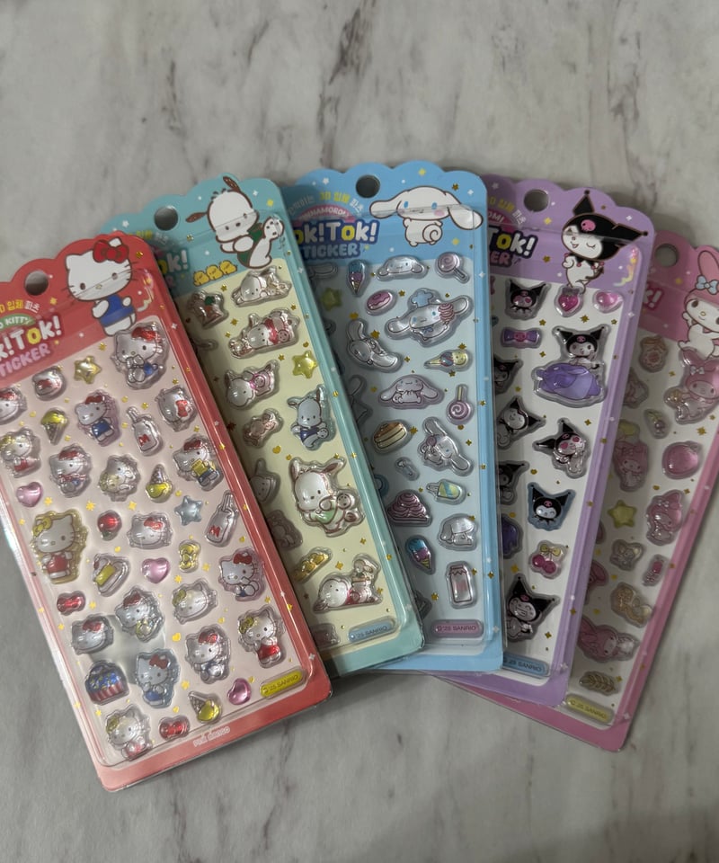 追加予定あり【韓国ライセンス】サンリオキャラクターズ TOK!TOK