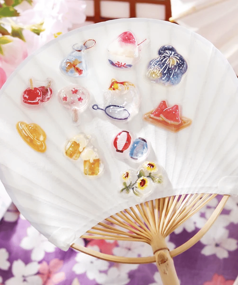 きゅるるんシール夏限定 (夏の風物詩) | よるしゅみ🌛｜雑貨セレクト