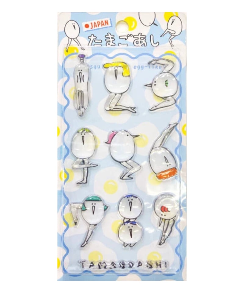 たまごあしシール (7-12)6点セット | よるしゅみ🌛｜雑貨セレクトショップ