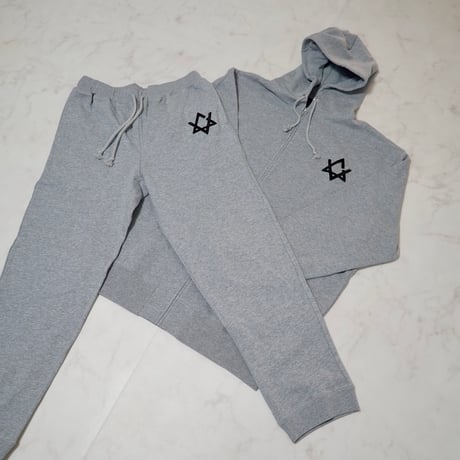CORVO SYMBOL ZIP HOODIE SETUP 🩶