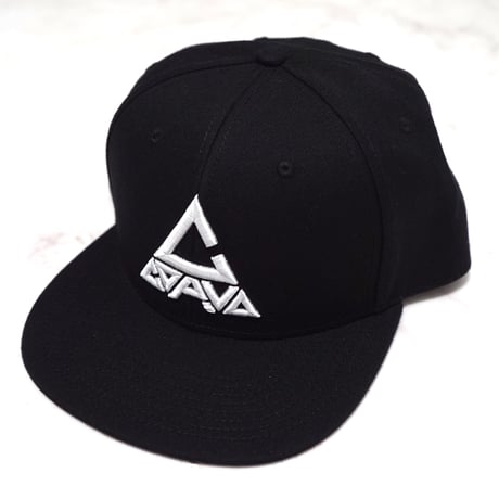 CORVO 3D LOGO SNAPBACK CAP(Black × White)