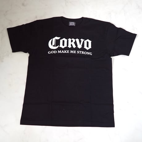 CORVO “GOD MAKE ME STRONG” CLASSIC LOGO TEE