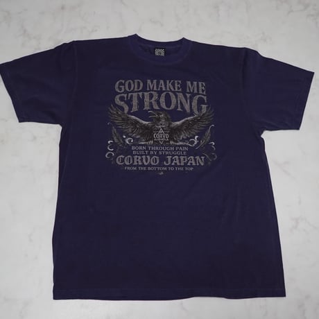 GOD MAKE ME STRONG ピグメントTシャツ
