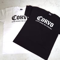 CORVO “GOD MAKE ME STRONG” CLASSIC LOGO TEE