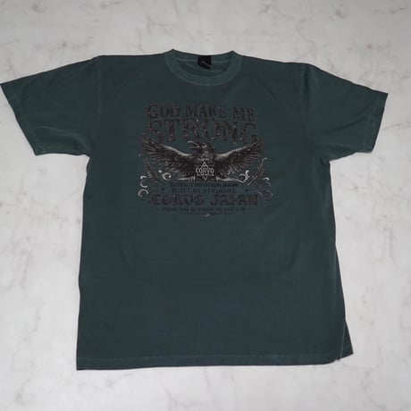 GOD MAKE ME STRONG ピグメントTシャツ