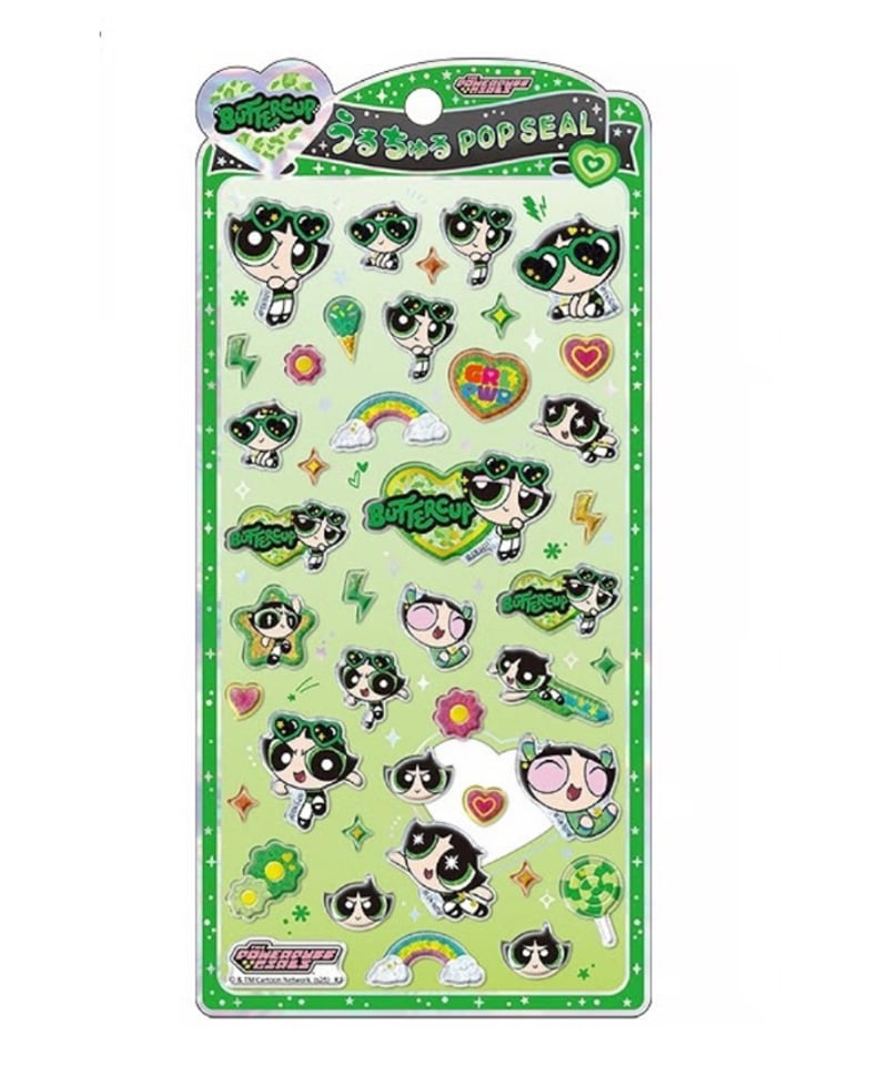 The Powerpuff Girls うるちゅるポップシール バターカップ | DEAR SEAL